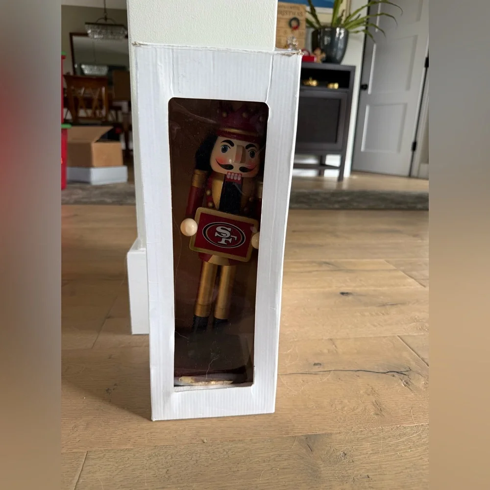 Vintage 2007 14in San Francisco 49ers Nutcracker - 5th in a Limited Series